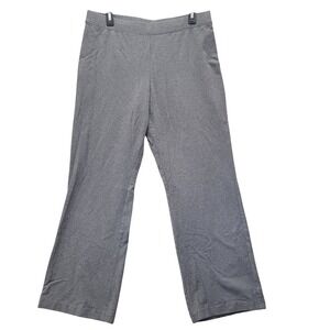 LLBean Womens Gray Cotton Lycra Spandex Lounge Pants Size L PET